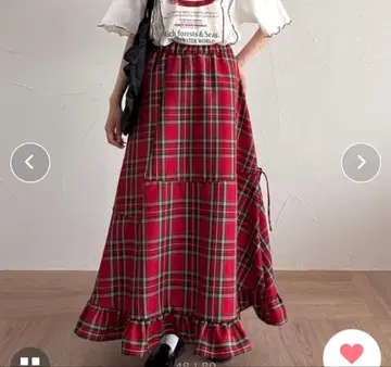 쿠티르 모듬 더블 리본 프릴 스커트