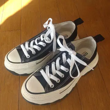 CONVERSE ALL STAR REACT 블랙 통굽 스니커즈