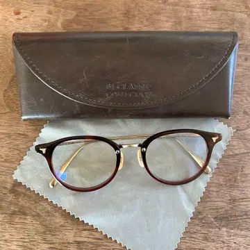 BJ CLASSIC 브라운 골드 안경