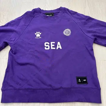 KELME WIND AND SEA 콜라보 보라색 트레이닝복