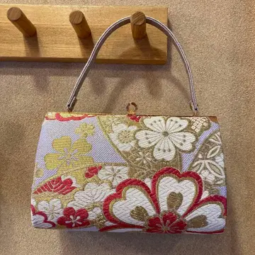 성인식 졸업식 니시진 비단 기모노 가방