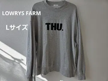 LOWRYS FARM 그레이 맨투맨 L 사이즈