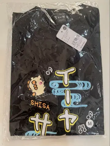 치이카와 시사 T셔츠 오키나와 기념품 M 사이즈 블랙