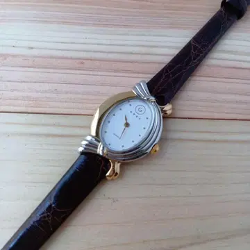 GRES 쿼츠 손목시계 BM 브라운 악어 롱