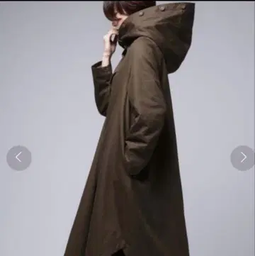 완판템 antiqua 총 보아 안감 롱 코트 후드티 후디 올리브