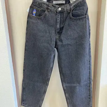 13DENIM 블랙 데님 스트레이트