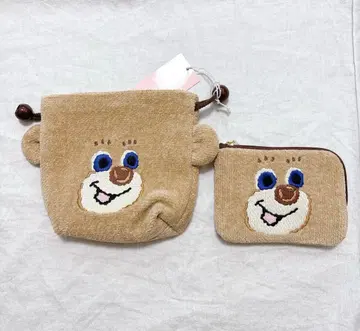 LOVERARY BY FEILER 도업 테디 보이 파우치 2점 세트