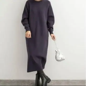 URBAN RESEARCH DOORS 맨투맨 느낌 니트 원피스