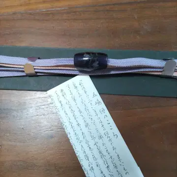 잠자리 구슬 부착 삼분 끈 고시마 끈