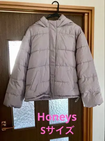 Honeys 파이버 다운 블루종 빅 S 사이즈