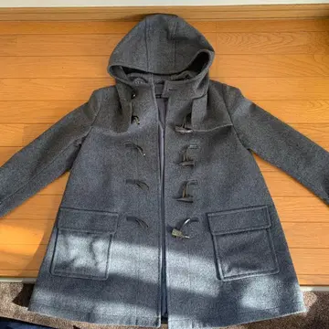 그린 레이블 릴랙싱 그레이 더플 코트