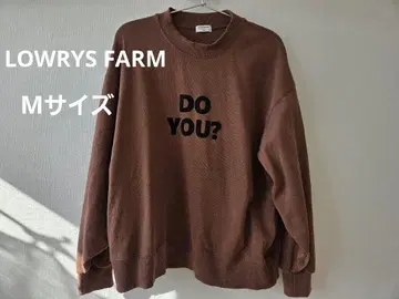 LOWRYS FARM 브라운 맨투맨 M