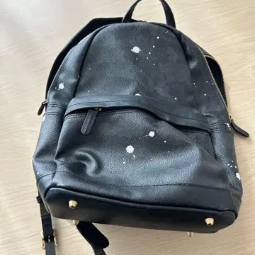 Gigi & Brand 블랙 페인트 스플래터 백팩