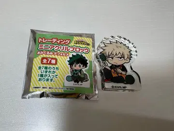 나의 히어로 아카데미아 아미구루미 미니 아크릴 블록 바쿠고 카츠키