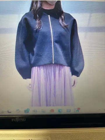 비비안 탐 2025 밀라노 리브 자켓