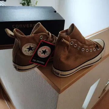 택 포함 새상품 CONVERSE All Star 브라운 하이컷