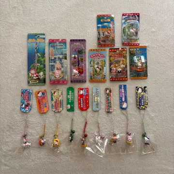 지역 한정 헬로키티 호쿠리쿠 17점 스트랩 끈 지퍼 마스코트