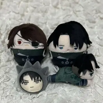 진격의 거인 리바이 한지 후와코로링 하구캬라 마스코트 키링