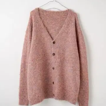 [ UNISEX ] 믹스 샤기 니트 가디건