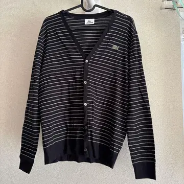 LACOSTE 스트라이프 가디건 사이즈 3