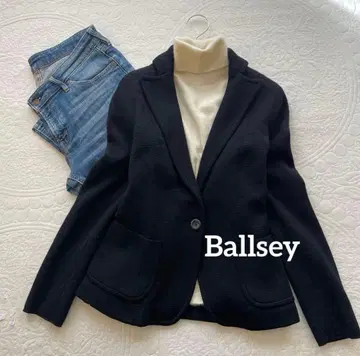 투모로우랜드 Ballsey 일본제 니트 자켓 블랙