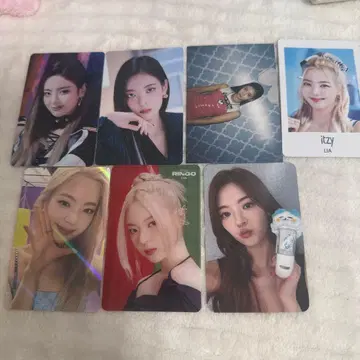 ITZY 리아 트레이딩 카드 혜택 포토 카드