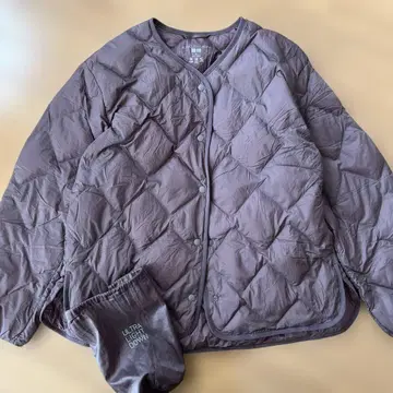 UNIQLO 울트라 라이트 다운 릴랙스 브라운
