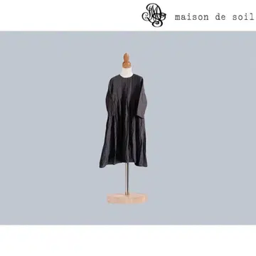 [ maison de soil ] 도트 프린트 미니 핀턱 원피스