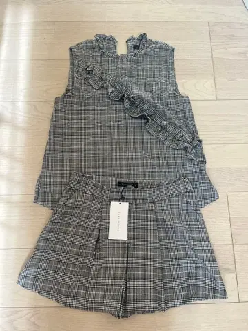 ZARA 체크 무늬 셋업