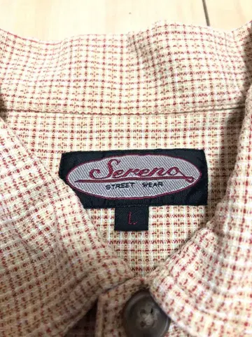 SERENA 체크 박스 베이지 계열