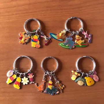 링 키링 곰돌이 푸 ( 할로윈, 서핑 등 ) [ 5개 세트 ]