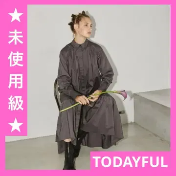 새상품급 TODAYFUL 샹브레이 셔츠 드레스