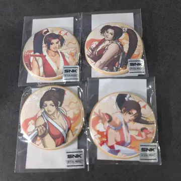 시라누이 마이 복권 콜렉션 캔뱃지 SNK KOF 4종