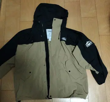 CAMP7 마운틴 후드티 베이지/블랙