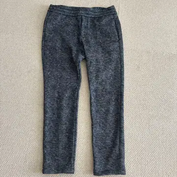 속기모 맨투맨 슬림핏 팬츠 그레이