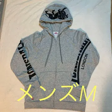 Lonsdale 그레이 남성용 풀 집업 후드티 [배송비 포함]