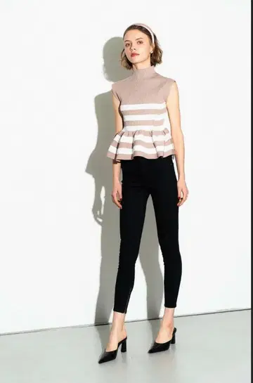 셰리에 sheller ZIP 블랙 데님 팬츠