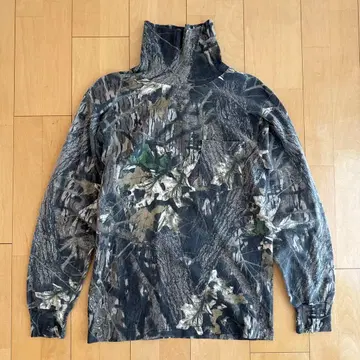 90s RED HEAD Realtree 카모플라쥬 하이넥 셔츠