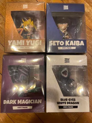 youtooz 유희왕 피규어 소프트 비닐 4세트