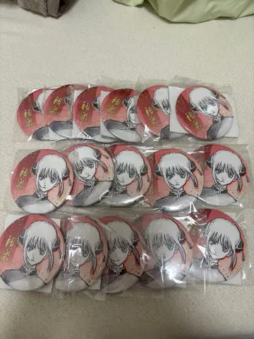 은혼 긴토키 카구라 캔뱃지