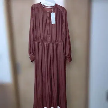 브라 애니시스 긴팔 원피스 테라코타 미사용 새상품 사이즈 3L 상당