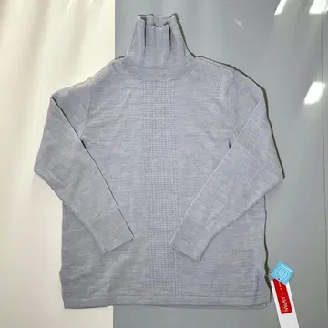그레이 터틀넥 스웨터 M 일본제