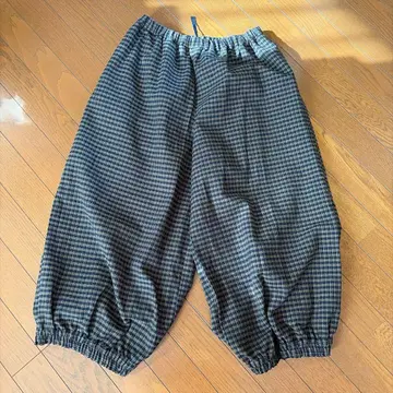사만사 모스모스 체크 팬츠 SM2 벌룬 팬츠