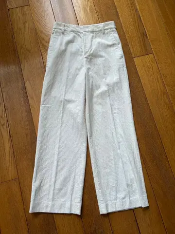 23구 코듀로이 와이드 팬츠 화이트
