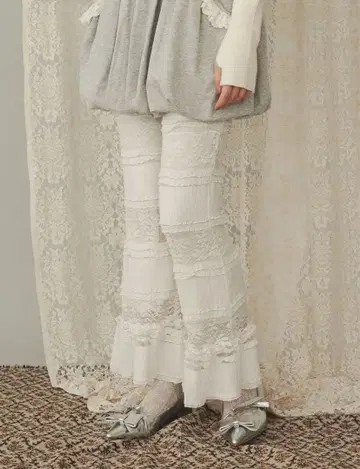 merry Jenny 티어드 레이스 팬츠