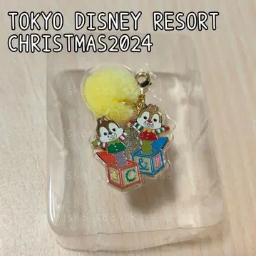 디즈니랜드 크리스마스 2024 시크릿 참 칩과 데일