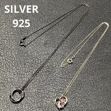 SILVER 925 실버 목걸이 세트 The KISS 미래천사