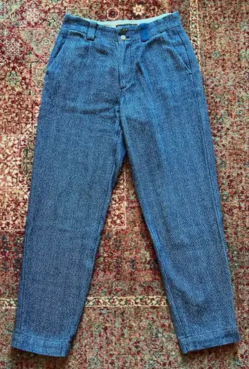 컨디션 최상 팔라스 팰리스 인디고 헤링본 트위드 팬츠 2 일본제