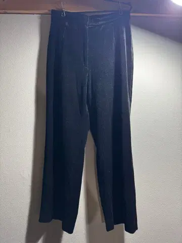 블랙 벨로아 팬츠 사이즈 73