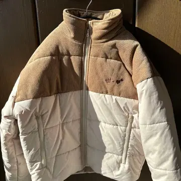 코듀로이/나일론 플리스 자켓 M